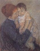 Agatha with her child Mary Cassatt